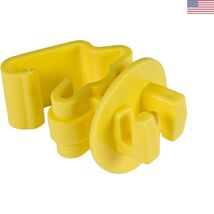 Standard Snug-fitting T-Post Insulator, 25 per Bag, Yelllow - $14.80