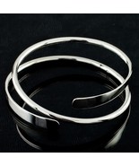 Sterling Silver .925 Wrap Spiral Bracelet Beautiful Gift for Her - £229.04 GBP