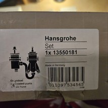 Hansgrohe 13550181 N/A Axor Valve Axor Terrano 1/2 Inch Rough In Valve - £303.61 GBP