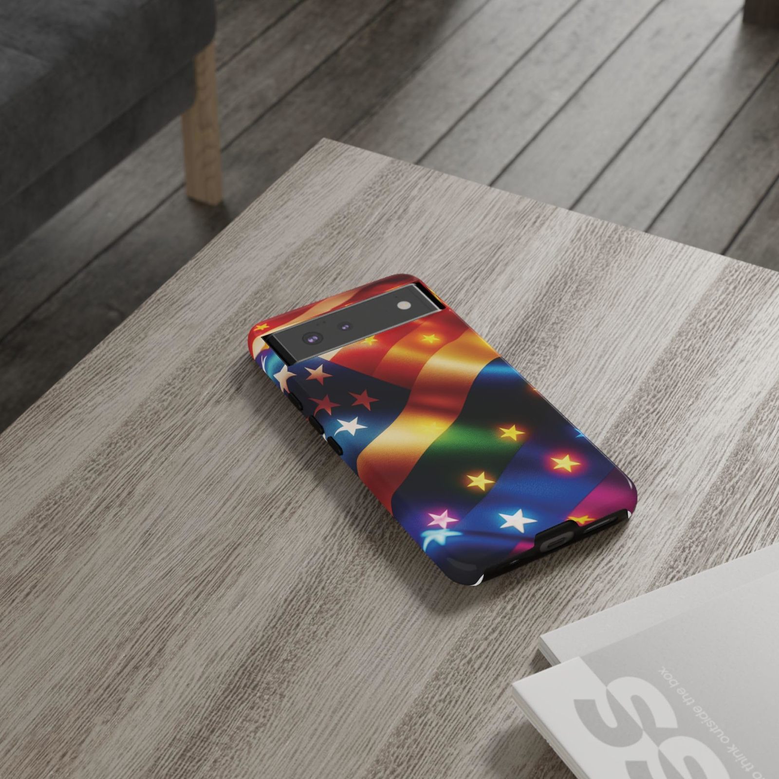 LGBTQ+ Flag Tough Phone Case, LGBT Pride Accessory, Protective Smartphone Cover, Item image 6