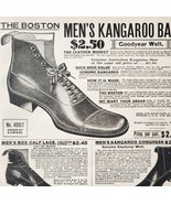 1900 Mens Kangaroo Dress Shoes Advertisement Victorian Sears Roebuck 5.2... - $372.98 MXN