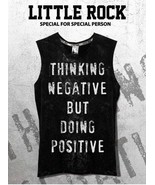 Rock Your Style with Little Rock Rock Sleeveless Tees, Thinking Negative... - $27.50