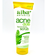 Alba Botanica Acne dote Face &amp; Body Scrub Maximum Strength, 8oz - Exp.8/24 - £11.80 GBP