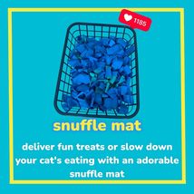 Minou Le-Mew Snuffle Mat for Cats - Made in Colors Cats can See! - £15.64 GBP