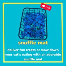 Minou Le-Mew Snuffle Mat for Cats - Made in Colors Cats can See! - £15.02 GBP