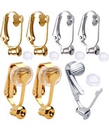 Aylifu Clip-on Earring Converters, 12 Pieces Non Pierced Earring Clips w... - $394.38 MXN