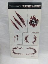 Loot Crate Slashes And Bites Temporary Tatoos - $17.81