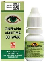 2 Pcs Schwabe Cineraria Maritima Eye Drops Alcohol Free German Made 10 ml - $14.11