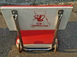 University of Alabama Crimeson Tide Stadium Seat Folding Bleacher Chair Vintage  - £58.61 GBP