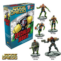 Warlord Games 2000 AD Judge Dredd Miniatures Game Specialist Judges Squad - £34.90 GBP