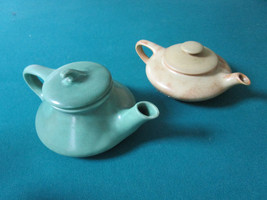Flat Ceramic Teapot Tea For One - Beige - Pick One - £31.35 GBP