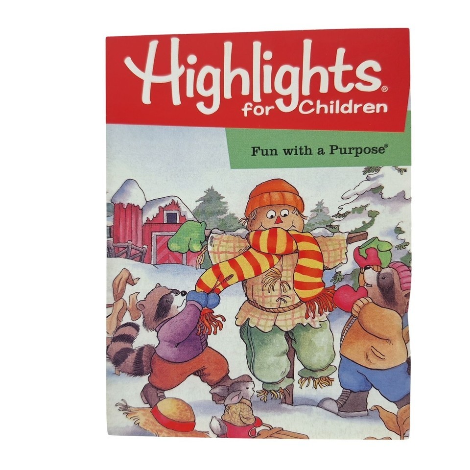 Postcard Highlights For Children Magazine Gift Subscription Winter Time ... - £3.67 GBP