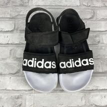 Adidas Unisex Adilette Sandals Black F35416 Sandals Size 6 Black White - $15.49