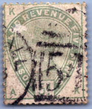 ZAYIX Great Britain 104 Used 5p green Victoria part Circular datestamp 081022S08 - £75.14 GBP