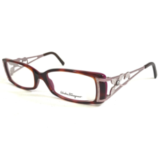Salvatore Ferragamo Eyeglasses Frames 2654-B 590 Purple Tortoise 52-16-130 - £58.50 GBP