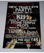 Stone Temple Pilots Tribute Band Promotional Concert Card New Years Eve ... - $380.59 MXN