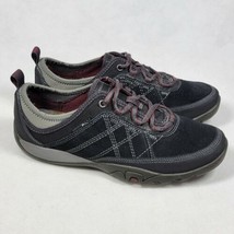 Merrell &#39;Mimosa Glee&#39; Black Suede Walking Hiking Shoes Womens 7.5 EUC - £23.40 GBP