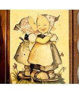 Hummel Wood Matte Print Young Farm Girls Vintage 1982 Farmhouse Wall Dec... - €17,13 EUR