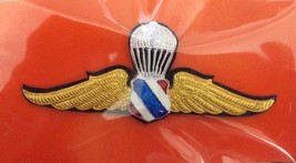 Royal Thailand Air Force Parawing pin Airborne wings Metal Student Tower Airmam, - $9.50