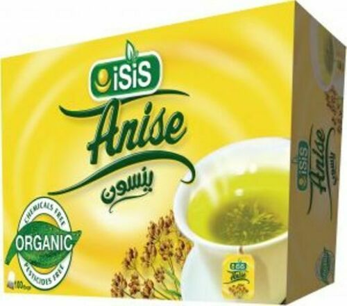 100 Anise Tea Bags 100% Organic Egyptian Anise ISIS Natural Herbal Healthy Drink