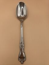 ONEIDA Stainless AZALEA SOUP SPOON 7 1/2" Glossy Flatware Used - $9.89