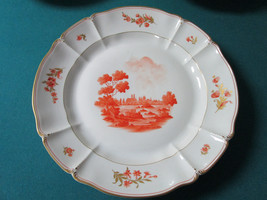Antique Porzellan-Manufaktur Nymphenburg Platter 13&quot; Dated Munich 1880s Original - £551.92 GBP
