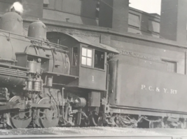 Pittsburgh Canton &amp; Youngstown Railway Railroad PC&amp;Y #1 0-6-0 Locomotive Photo - £11.18 GBP