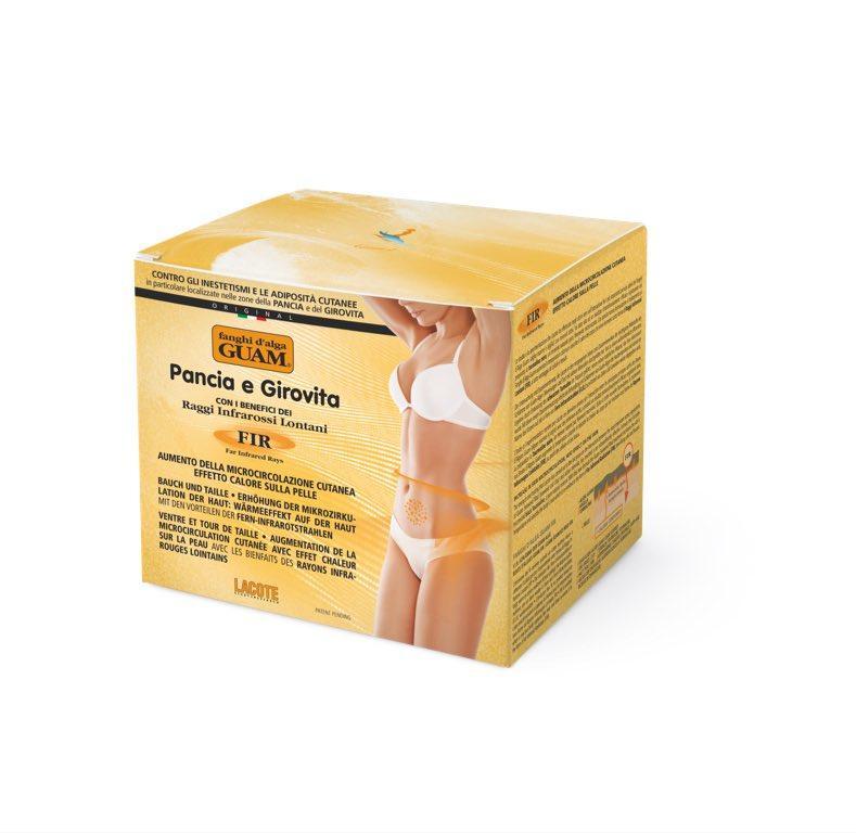 Guam Infrared Tummy Tightening Anti-Cellulite Body Wrap, Stomach Cellulite [FIR]