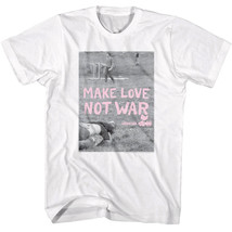 Woodstock Make Love not War Men&#39;s T Shirt Hippie Music Festival Poster - £26.35 GBP+