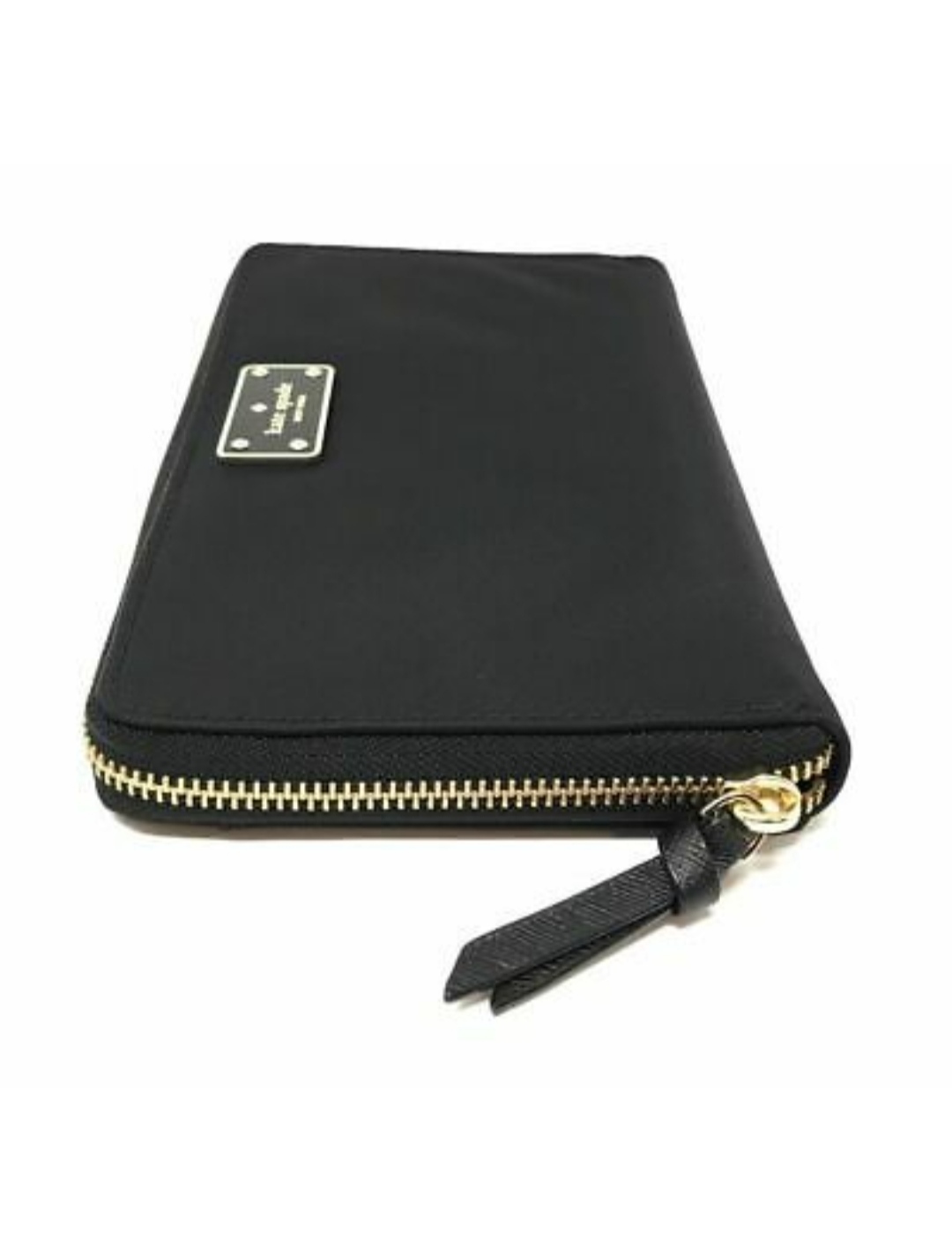 Kate Spade Black Nylon Zip Wallet Wilson Road Kaden WLRU4924 New With Tag - $69.99