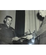 Vintage Photo Vietnam Era Air Force Photograph Black White Award Ceremon... - £8.25 GBP
