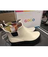 GoGo Women boots Chelsea Rain Boots SZ 10 - £15.19 GBP