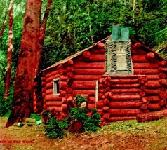 Miners Cabin In the West California CA UNP Vtg Postcard Ed Mitchell Unused - £2.80 GBP