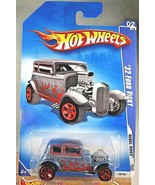 2009 Hot Wheels #138 Rebel Rides 2/10 &#39;32 FORD VICKY Silver-Blue Variant... - $8.00