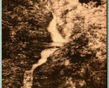 Upper and Middle Falls Buck Hill Falls Pennsylvania PA Hand-Colored Post... - $2.92