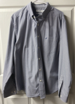 Nautica Striped Button Down Wrinkle Free Shirt Mens Size Xtra Large Whit... - $14.25