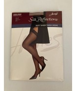 Hanes New Silk Reflections Thigh Highs Little Color Size EF Style 720. New - $7.52