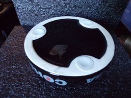 Ceramic Cigar Ashtray Measures 7.25" Diameter without box image 9