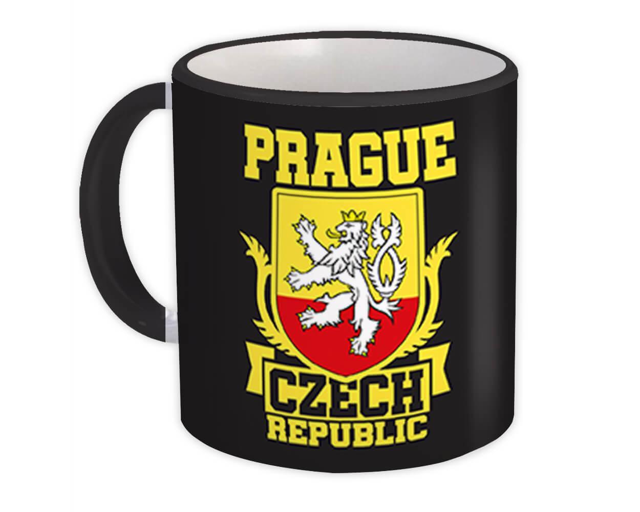 Primary image for Czech Republic Prague : Gift Mug Coat Of Arms Lion National Symbol Patriotic Art