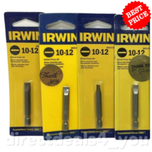 Irwin 3521131C  10-12 Slotted Power Screwdriver Bit Pack of 4 - £21.37 GBP