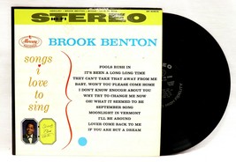 VINTAGE Brook Benton - Songs I Love To Sing LP Vinyl Record Album SR-60602 - £15.54 GBP