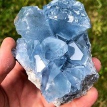 80-100g Celestite Healing Chakra Crystal Cluster Chunks Specimens Rocks ... - £22.72 GBP