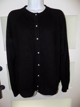 Goodclothes Button Black Sweater Size XL Women&#39;s EUC - £16.63 GBP