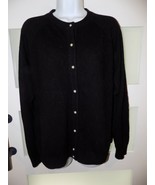 Goodclothes Button Black Sweater Size XL Women&#39;s EUC - £16.63 GBP