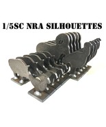 1/5sc. 20pc NRA/IHMSA Small Bore Rifle Metallic Silhouette Knock-overs T... - $2,244.31 MXN