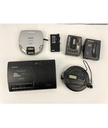 Lot of 6 CD &amp; Cassette Players Portable Non-Working For Repair  - £21.23 GBP