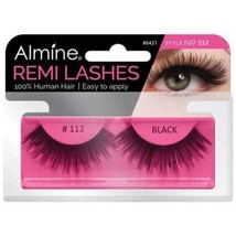 Almine 100% Remi Human Hair Eyelashes - Lightweight - Easy Application - *#30* - £1.96 GBP