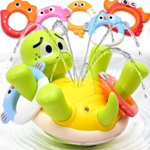 Sizobi Baby Bath Toys, Rechargeable Turtle Bath Toy Sprinkler For Kids T... - $42.94