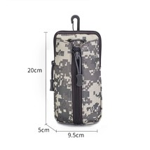  Molle Water Bottle Holder Pouch Outdoor Waist Bag Mobile Phone Pack  Nylon Gear - £85.77 GBP