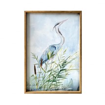 Stunning Heron Wooden Framed Canvas Wall Art Picture Frame Graphic Art W... - €131,21 EUR